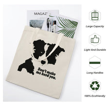 Load image into Gallery viewer, Great Martin Canvas Tote Bag Double 15 White-style1 38×41cm
